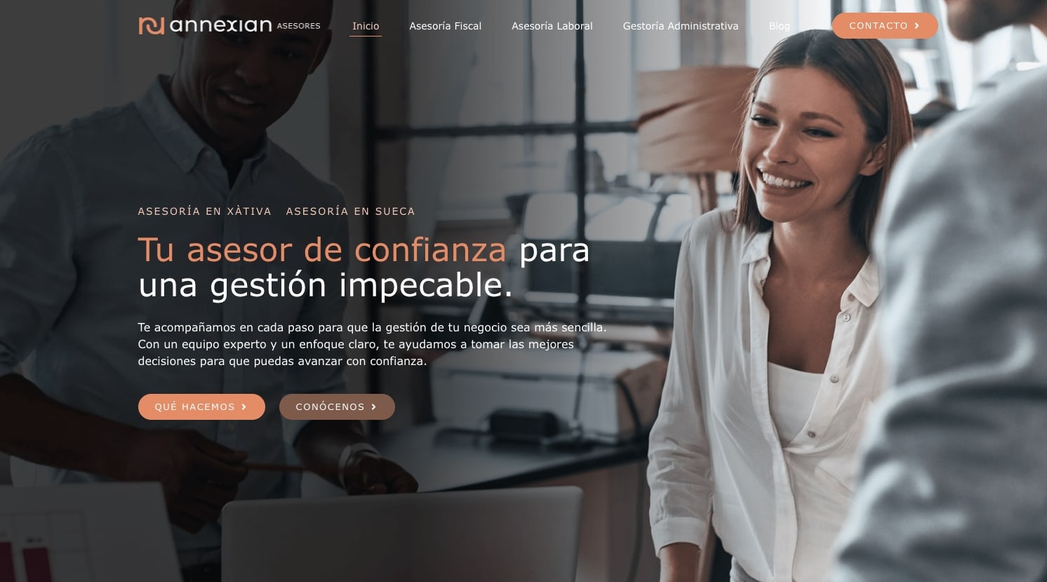 Nueva web annexianasesores.com