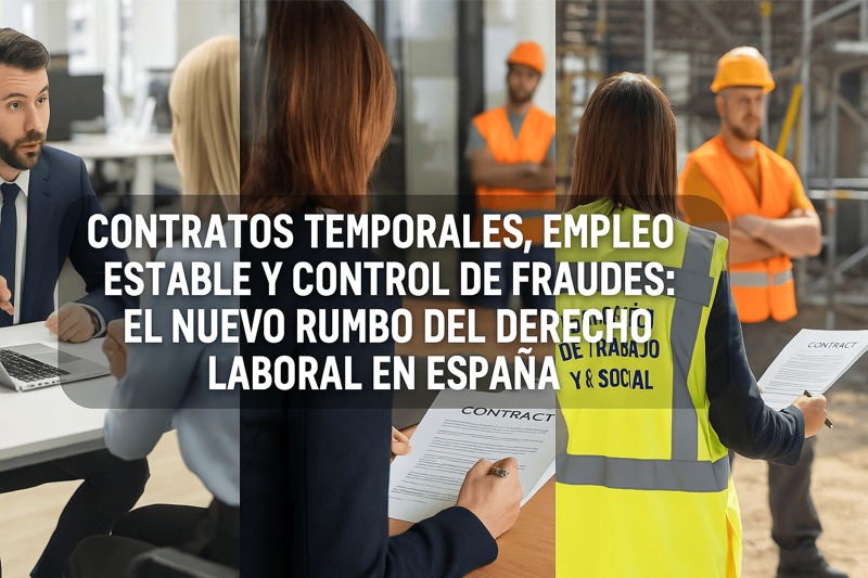 Contratos temporales empleo estable y control de fraudes