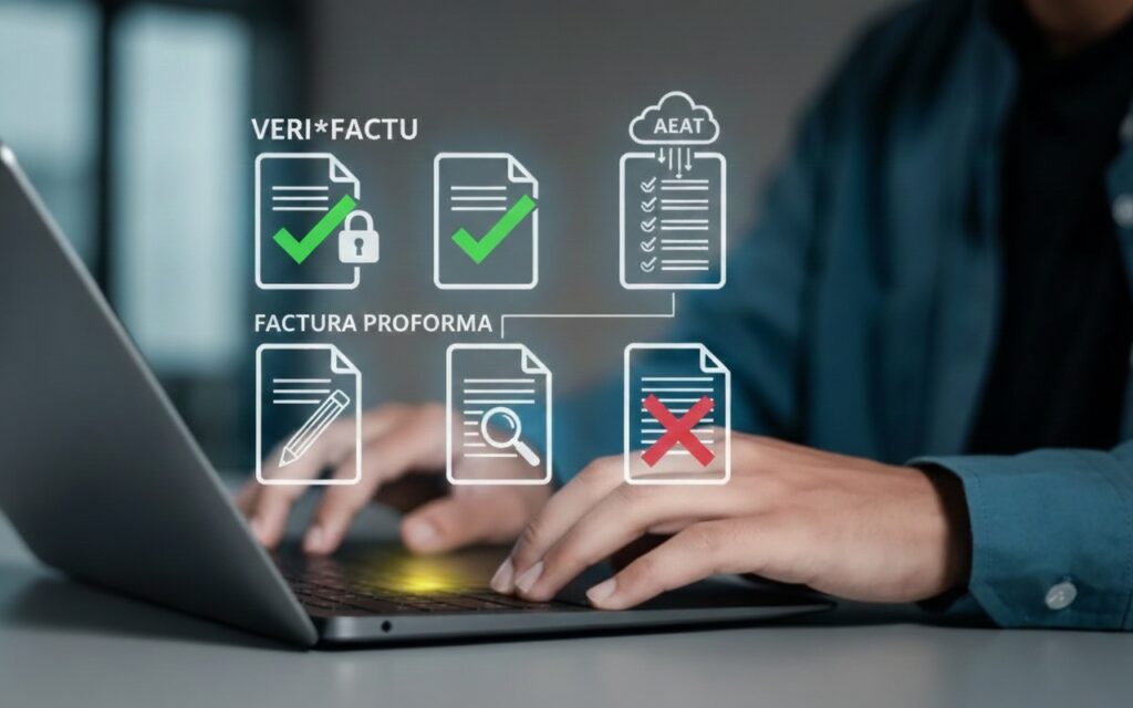 FACTURA PROFORMA Y VERIFACTU