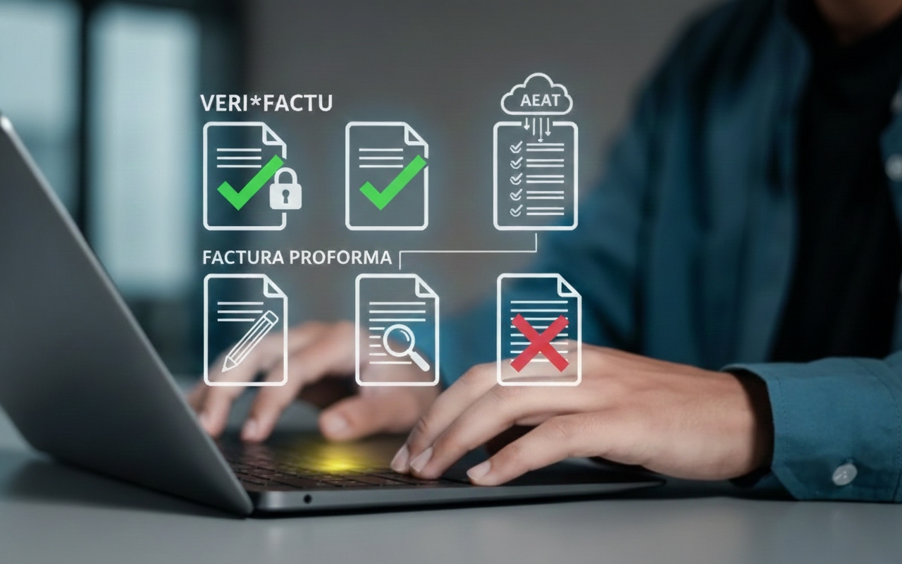 FACTURA PROFORMA Y VERIFACTU