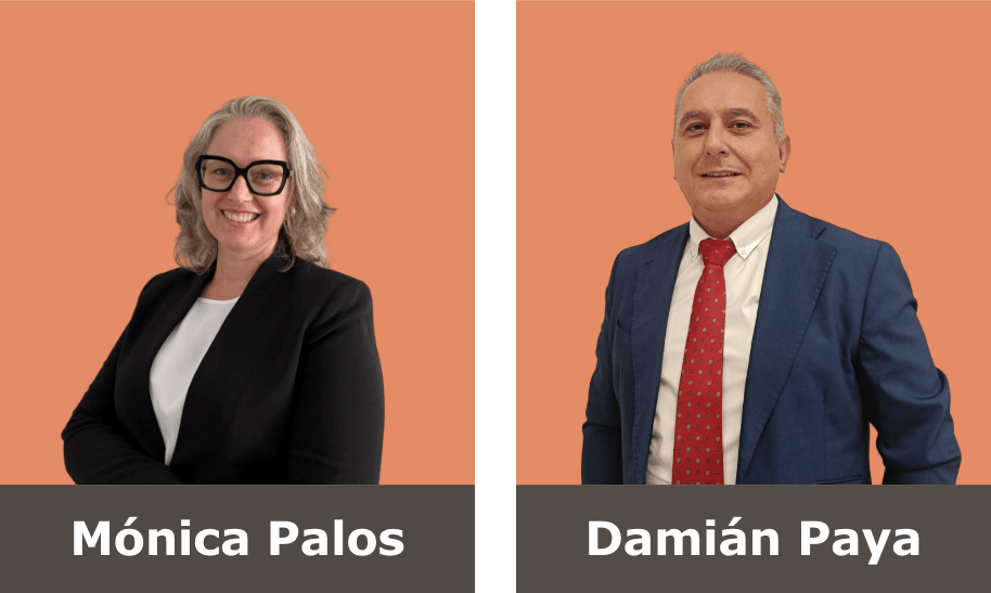 Mónica Palos y Damián Paya