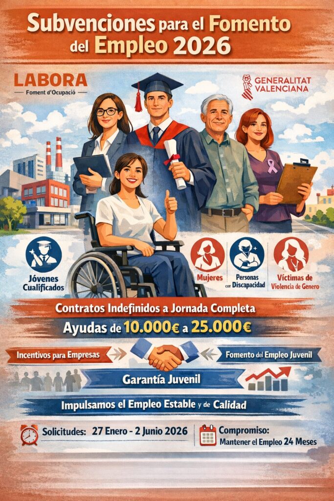 Subvenciones para el fomento del empleo